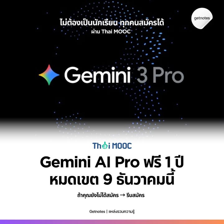 รูปภาพจากโพสต์ของ Getnotes