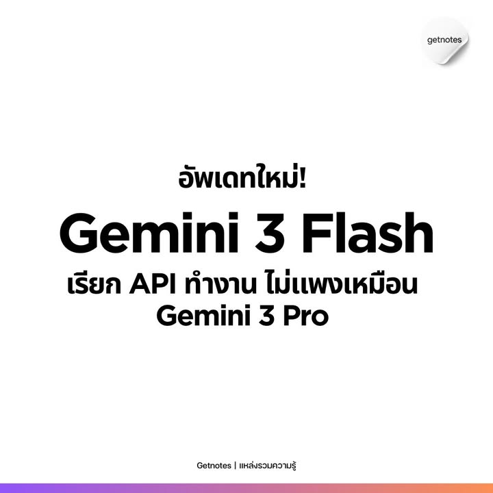 รูปภาพจากโพสต์ของ Getnotes